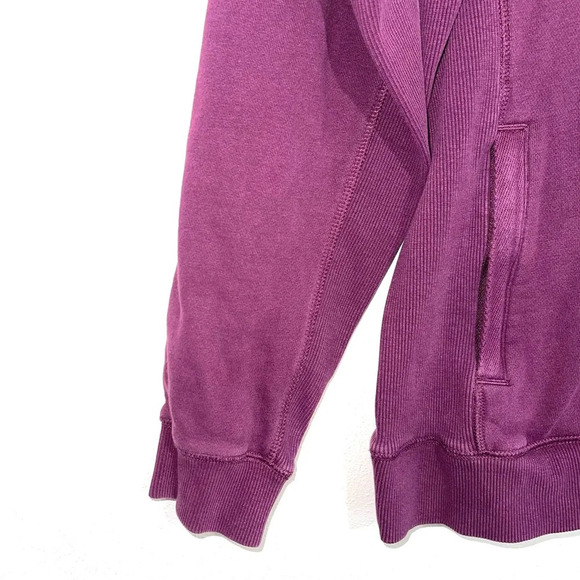 Duluth Trading Purple Zip Pocket Heavyweight Crew Neck Sweatshirt Small Women’s - Picture 4 of 10